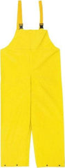 MCR Safety - Size 2XL, Yellow, Rain, Limited Flammability Overall - Snap Ankle, Take Up Snaps Wrist - Apex Tool & Supply
