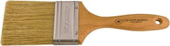 Wooster Brush - 2-1/2" Flat Hog Varnish Brush - 3-3/16" Bristle Length, 6-1/2" Maple Beavertail Handle - Apex Tool & Supply