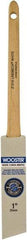 Wooster Brush - 1" Angled Hog Sash Brush - 2-3/16" Bristle Length, 6-1/2" Maple Rattail Handle - Apex Tool & Supply