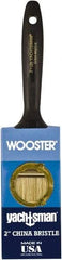 Wooster Brush - 2" Flat Hog Varnish Brush - 2-7/16" Bristle Length, 6-1/4" Plastic Beavertail Handle - Apex Tool & Supply