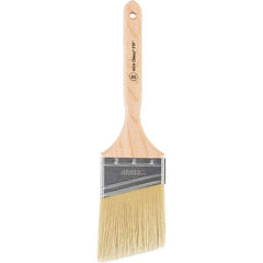 Wooster Brush - 3" Angled Synthetic Sash Brush - 3-3/16" Bristle Length, 7-7/8" Maple Fluted Handle - Apex Tool & Supply