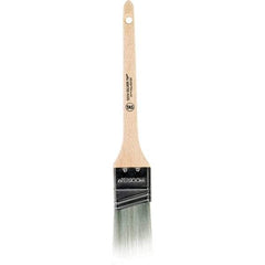 Wooster Brush - 1-1/2" Angled Synthetic Sash Brush - 2-3/16" Bristle Length, 7-1/4" Wood Rattail Handle - Apex Tool & Supply