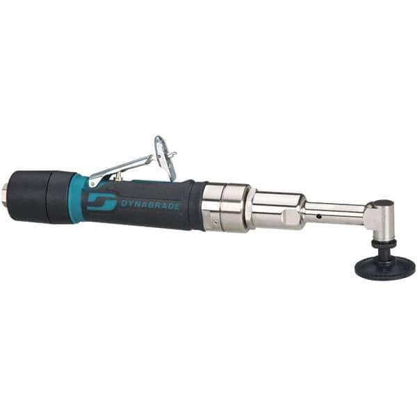 Dynabrade - 2" Max Disc, 3,200 RPM, Pneumatic Handheld Disc Sander - 26 CFM, 1/4" Inlet, 0.4 hp, 90 psi, Includes Wrench & Disc Sander - Apex Tool & Supply