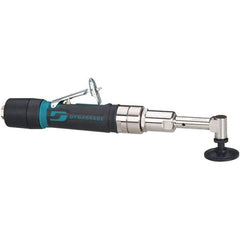 Dynabrade - 2" Max Disc, 3,200 RPM, Pneumatic Handheld Disc Sander - 26 CFM, 1/4" Inlet, 0.4 hp, 90 psi, Includes Wrench & Disc Sander - Apex Tool & Supply