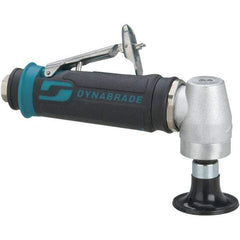 Dynabrade - 2" Max Disc, 20,000 RPM, Pneumatic Handheld Disc Sander - 27 CFM, 1/4" Inlet, 0.4 hp, 90 psi, Includes Wrench & Disc Sander - Apex Tool & Supply