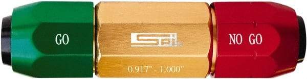 SPI - 0.917 to 1 Inch Ring Diameter Range, M0 Handle Size, Aluminum, Pin Gage Handle - Apex Tool & Supply