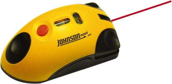 Johnson Level & Tool - 1 Beam 30' (Interior) Max Range Line Laser Level - Red Beam, 1/2" at 20' Accuracy, 4-1/4" Long x 1-3/4" Wide x 2-1/2" High, Battery Included - Apex Tool & Supply