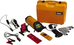 Johnson Level & Tool - 1 Beam 800' Max Range Self Leveling Pipe Laser - Red Beam, 1/16" at 100' Accuracy, 5-1/4" Long x 15" High, Battery Included - Apex Tool & Supply