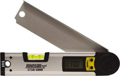 Johnson Level & Tool - 225° Measuring Range, Digital Protractor - 0.01° Resolution, 10 Inch Long Blade, Accuracy Up to 0.03°, CR2032 Lithium Battery Not Included - Apex Tool & Supply