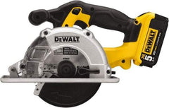 DeWALT - 20 Volt, 5-1/2" Blade, Cordless Circular Saw - 3,700 RPM, 2 Lithium-Ion Batteries Included - Apex Tool & Supply