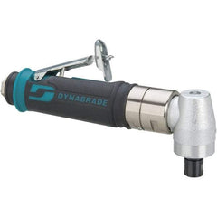 Dynabrade - 1/4" Collet, Angle Handle, Air Angle Die Grinder - 3,200 RPM, Rear Exhaust, 26 CFM, 0.4 hp, 90 psi, 1/4 NPT Inlet - Apex Tool & Supply