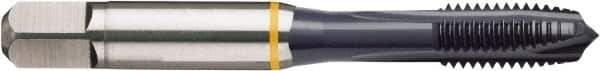 Guhring - 1/2-13 UNC, TiCN Finish, Cobalt Spiral Point Tap - Plug Chamfer, Right Hand Thread, 3.381" OAL, 0.984" Thread Length, 0.367" Shank Diam, 2B/3B Class of Fit, Series 4404 - Exact Industrial Supply