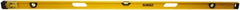 DeWALT - Magnetic 78" Long 3 Vial I-Beam Level - Aluminum, Yellow - Apex Tool & Supply