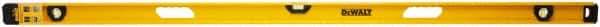 DeWALT - 72" Long 3 Vial I-Beam Level - Aluminum, Yellow - Apex Tool & Supply