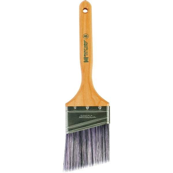 Wooster Brush - 3" Angled Synthetic Sash Brush - 3-3/16" Bristle Length, 7.88" Maple Fluted Handle - Apex Tool & Supply