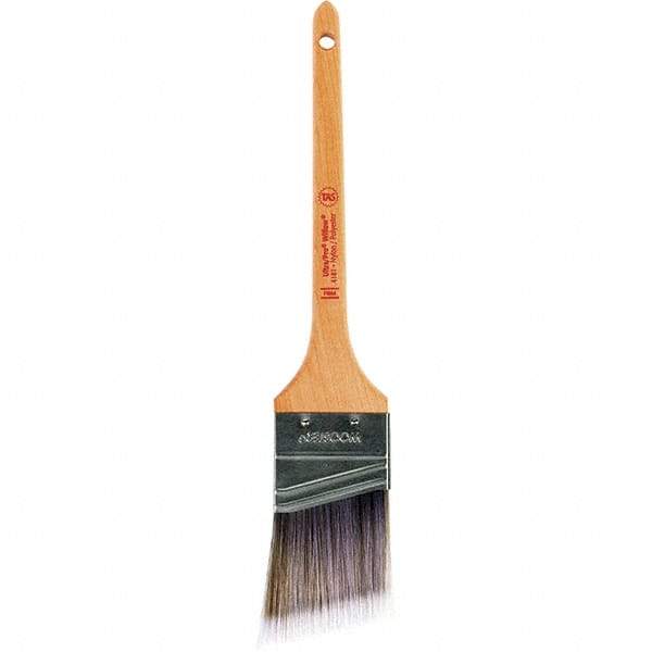 Wooster Brush - 2" Angled Nylon/Polyester Sash Brush - 2-7/16" Bristle Length, 8" Maple Rattail Handle - Apex Tool & Supply