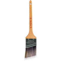 Wooster Brush - 2" Angled Nylon/Polyester Sash Brush - 2-7/16" Bristle Length, 8" Maple Rattail Handle - Apex Tool & Supply