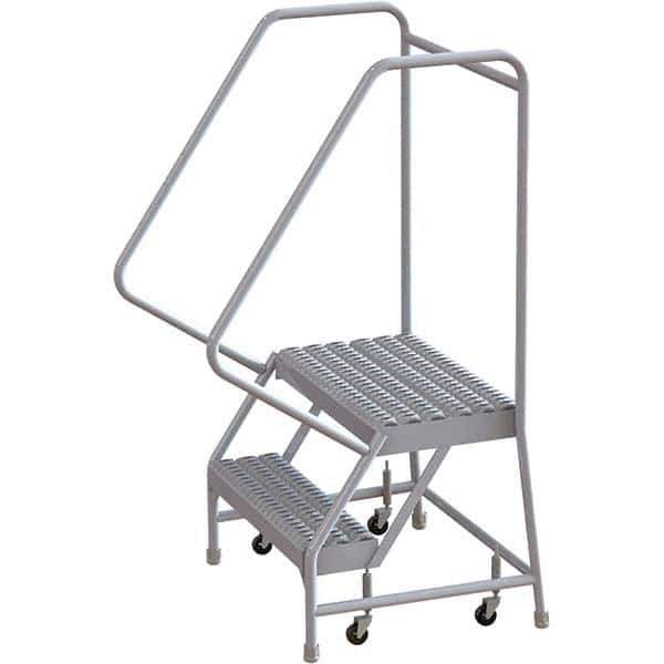 TRI-ARC - Rolling & Wall Mounted Ladders & Platforms Type: Rolling Warehouse Ladder Style: Rolling Safety Ladder - Apex Tool & Supply