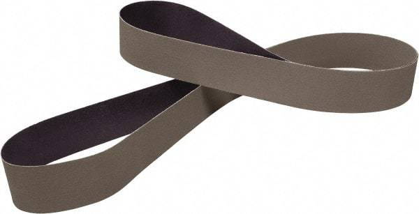3M - 3" Wide x 132" OAL, A30 Grit, Aluminum Oxide Abrasive Belt - Aluminum Oxide, Coated, Cloth Backing, Dry, Series 237AA - Apex Tool & Supply