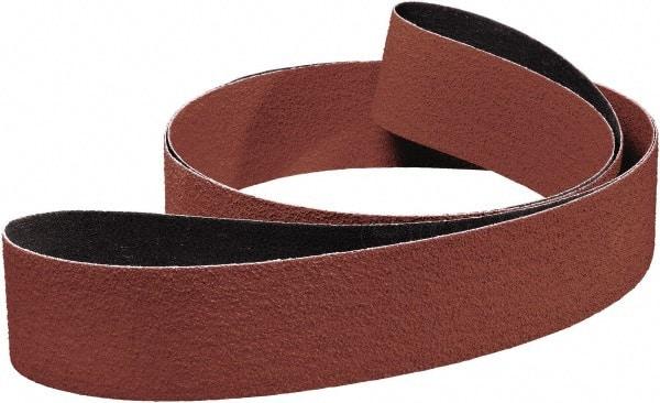 3M - 2" Wide x 48" OAL, 80 Grit, Ceramic Abrasive Belt - Ceramic, Coated, Cloth Backing, Series 963G - Apex Tool & Supply