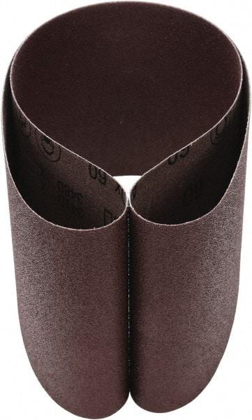 3M - 6" Wide x 48" OAL, 60 Grit, Aluminum Oxide Abrasive Belt - Aluminum Oxide, Coated, Cloth Backing, Series 341D - Apex Tool & Supply