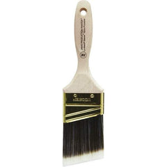 Wooster Brush - 2-1/2" Angled Nylon/Polyester Varnish Brush - 2-15/16" Bristle Length, 5-5/8" Plastic Beavertail Handle - Apex Tool & Supply