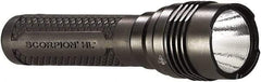 Streamlight - White LED Bulb, 725 Lumens, Industrial/Tactical Flashlight - Black Aluminum Body, 2 CR123A Lithium Batteries Included - Apex Tool & Supply