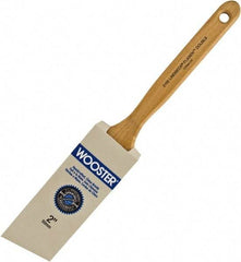 Wooster Brush - 2" Angled Hog Sash Brush - 2-11/16" Bristle Length, 7-7/8" Maple Fluted Handle - Apex Tool & Supply