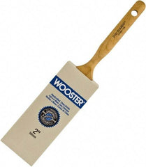 Wooster Brush - 2" Flat Hog Varnish Brush - 2-7/16" Bristle Length, 6-1/4" Maple Dowel Handle - Apex Tool & Supply