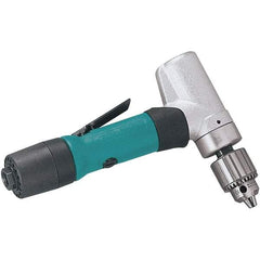 Dynabrade - 1/4" Keyed Chuck - Inline Handle, 950 RPM, 0.4 hp, 90 psi - Apex Tool & Supply