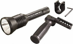 Streamlight - White LED Bulb, 200 Lumens, Industrial/Tactical Flashlight - Black Aluminum Body, 2 CR123A Lithium Batteries Included - Apex Tool & Supply