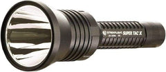 Streamlight - White LED Bulb, 200 Lumens, Industrial/Tactical Flashlight - Black Aluminum Body, 2 CR123A Lithium Batteries Included - Apex Tool & Supply