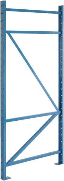 Steel King - 39,990 Lb Capacity Heavy-Duty Framing Upright Pallet Storage Rack - 3" Wide x 192" High x 42" Deep, Powder Coat Blue - Apex Tool & Supply