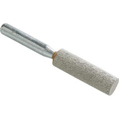 WALTER Surface Technologies - 3/8" Head Diam, Cylinder End, Silicon Carbide Mounted Point - Orange, Fine Grade, 37,210 RPM - Apex Tool & Supply