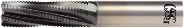 OSG - 3/8" Cutting Diam x 3/4" Length of Cut, 6 Flute, Spiral Router Bit - Diamond Coated, Right Hand Cut, Solid Carbide, 3" OAL x 3/8" Shank Diam, Roughing, 15° Helix Angle - Apex Tool & Supply