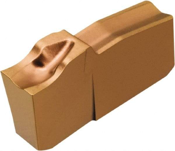 Sandvik Coromant - R151.225 5F 1125 Grade, 0.0984" Cutting Width, Carbide Cutoff Insert - 8° Right Hand Lead Angle, 0.0039" Cnr Rad, TiAlN Coated - Apex Tool & Supply