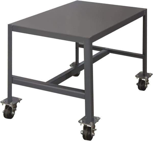 Durham - Mobile Work Bench - Steel, Gray, 24" Long x 18" Deep x 30" High - Apex Tool & Supply