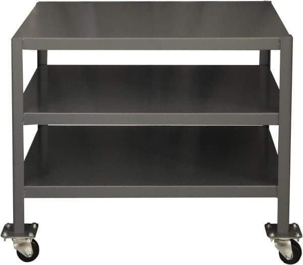 Durham - Mobile Work Bench - Steel, Gray, 36" Long x 24" Deep x 30" High - Apex Tool & Supply