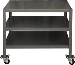 Durham - Mobile Work Bench - Steel, Gray, 36" Long x 18" Deep x 30" High - Apex Tool & Supply
