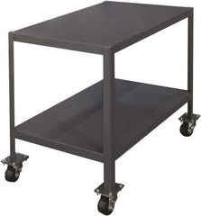 Durham - Mobile Work Bench - Steel, Gray, 60" Long x 24" Deep x 30" High - Apex Tool & Supply
