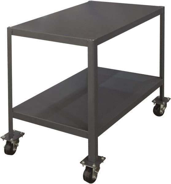 Durham - Mobile Work Bench - Steel, Gray, 48" Long x 36" Deep x 36" High - Apex Tool & Supply