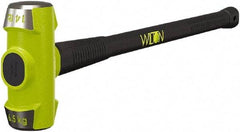Wilton - 14 Lb Head, 36" Long Sledge Hammer - Steel Head, Steel Handle with Grip - Apex Tool & Supply
