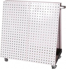 Triton - 21-1/4 Inches Wide x 39-1/4 Inches High x 36-3/4 Inches Deep A-Frame Double Sided Pegboard Tool Cart - 800 Lbs. Load Limit - Apex Tool & Supply