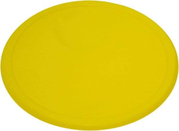Rubbermaid - 13" Wide, Round Polyethylene Lid - Use with FG572600, FG572624, FG572700, FG572724, FG572800, FG572824, FG572900, FG572924 - Apex Tool & Supply