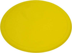 Rubbermaid - 13" Wide, Round Polyethylene Lid - Use with FG572600, FG572624, FG572700, FG572724, FG572800, FG572824, FG572900, FG572924 - Apex Tool & Supply