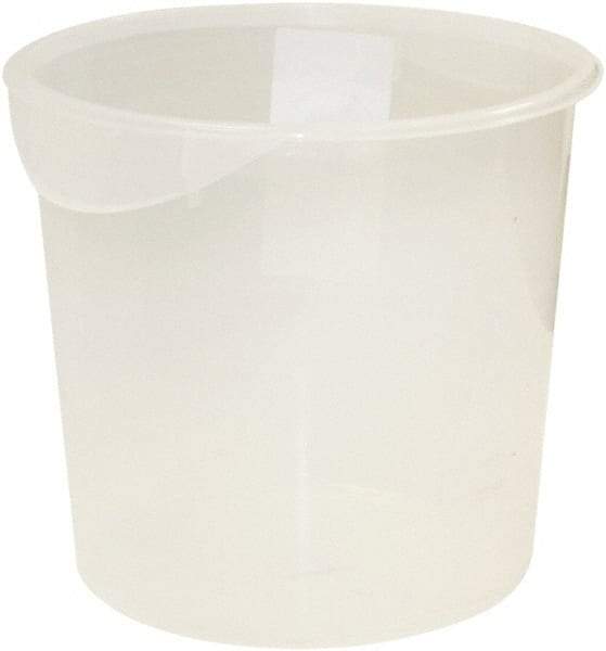 Rubbermaid - Round, Clear Polypropylene Food Storage Container - 11.9" High x 13.1" Wide - Apex Tool & Supply