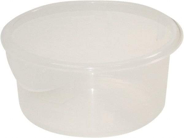 Rubbermaid - Round, Clear Polypropylene & Polycarbonate Food Storage Container - 10.6" High x 10" Wide - Apex Tool & Supply
