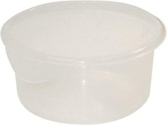 Rubbermaid - Round, Clear Polypropylene & Polycarbonate Food Storage Container - 10.6" High x 10" Wide - Apex Tool & Supply