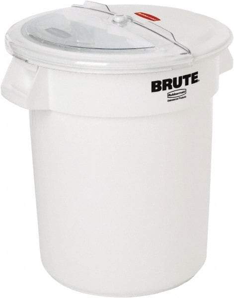 Rubbermaid - 20.9" Wide, Round Polyethylene Lid - Use with FG2620000 - Apex Tool & Supply