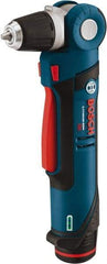 Bosch - 12 Volt 3/8" Chuck Right Angle Handle Cordless Drill - 0-1300 RPM, Reversible, 1 Lithium-Ion Battery Included - Apex Tool & Supply